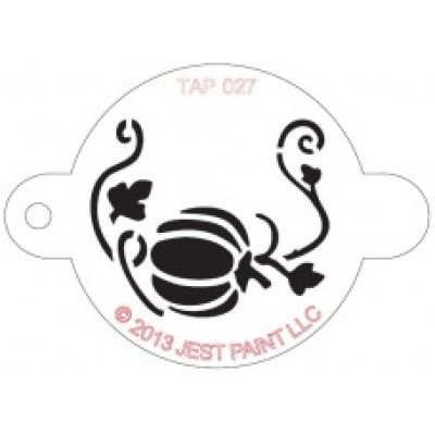 TAP 027 Stencil Halloween Pumpkin with Vines TAP 027 Stencil Halloween Pumpkin with Vines